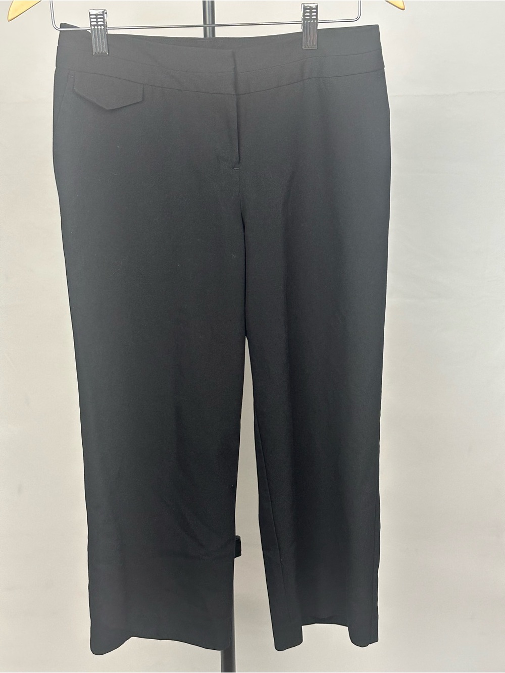 Worthington Black Cropped Straight-Leg Trousers - Picture 2 of 8